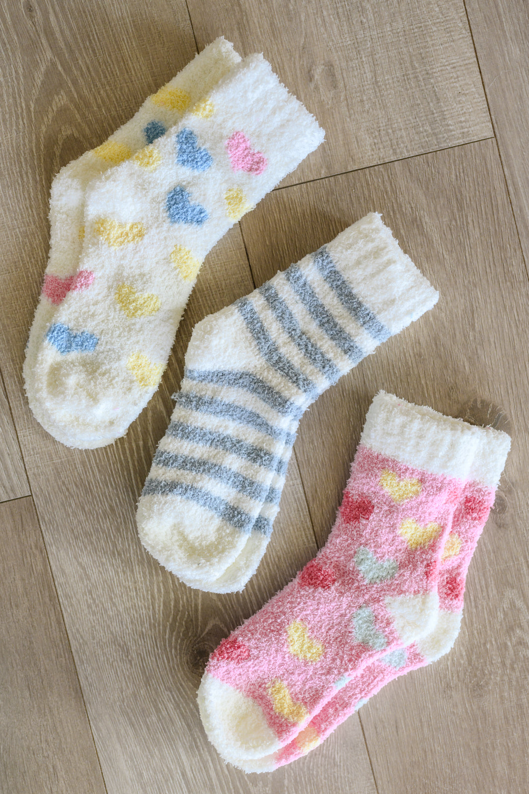 Be Mine Softest Cloud Socks set of 3