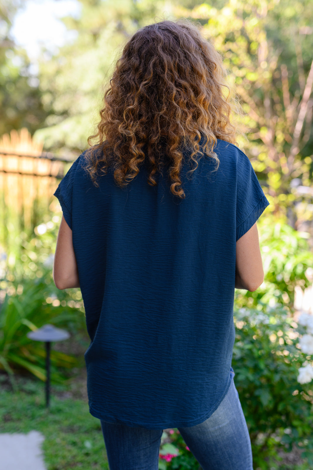 Very Much Needed V-Neck Top in Teal